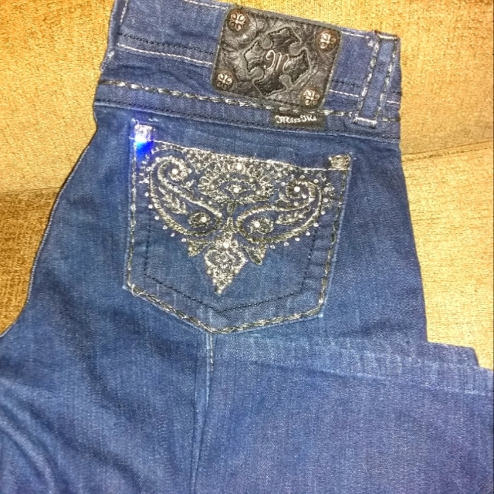 Miss me embellished skinny denim